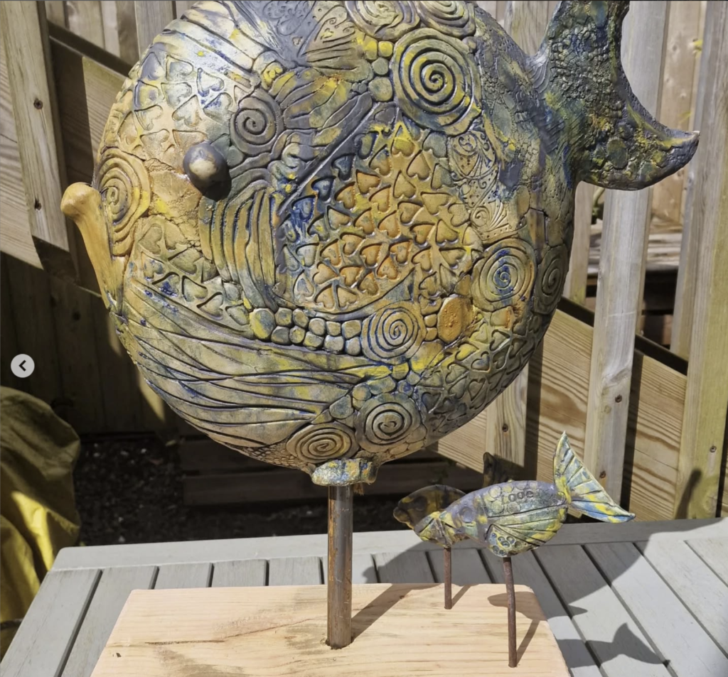 Big Fish on a display
