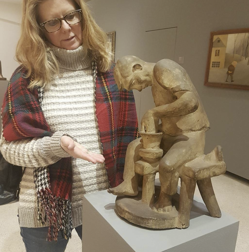 Wendy Yates at the National Gallery in Prague