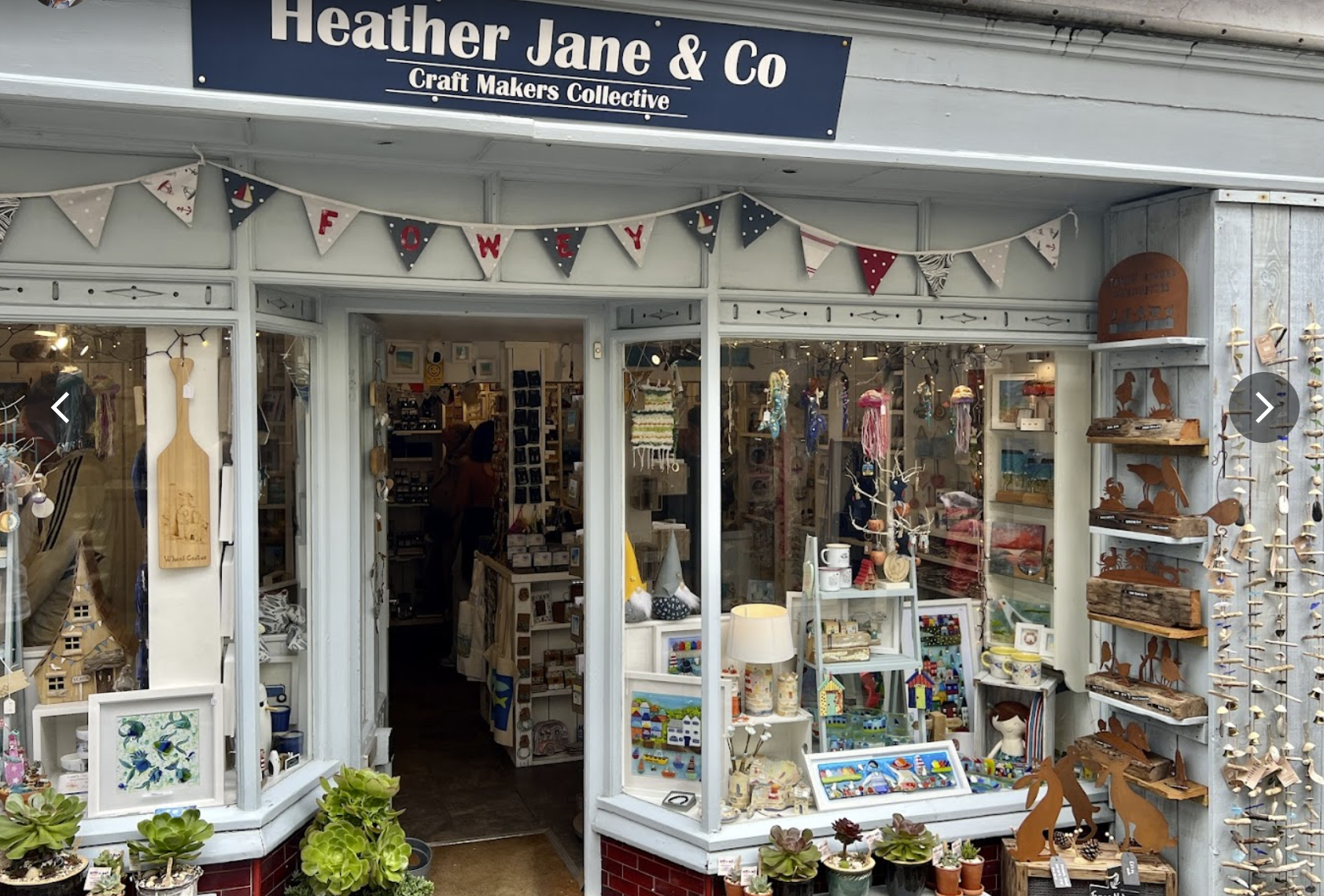 Heather Jane & Co Crafts store in Fowey
