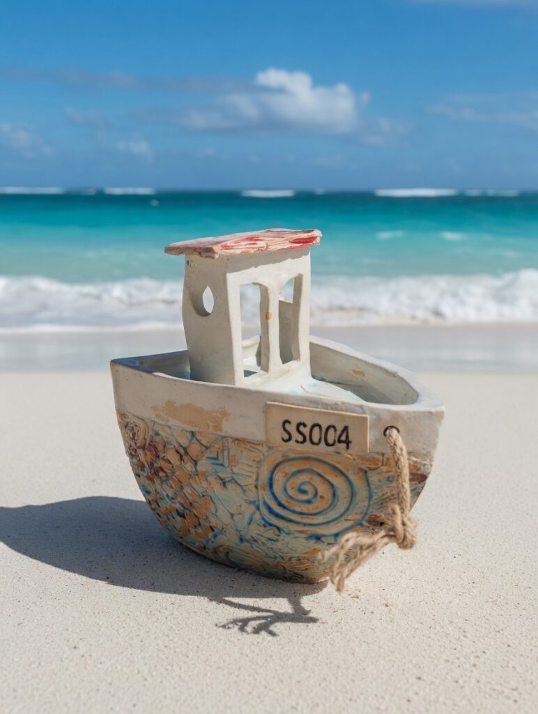 Ceramic Fishing Boats